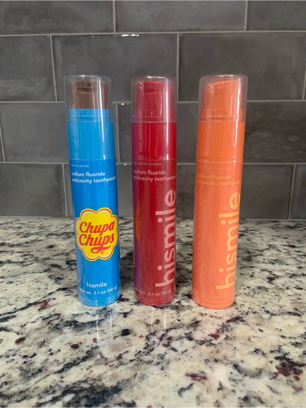 Hismile Set of 3 Toothpastes -Viral on TikTok-Vegan, Gluten-Free NWT